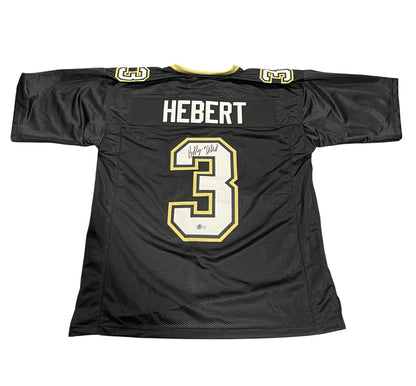 Bobby Hebert Signed New Orleans Saints Custom Jersey Beckett BAS COA