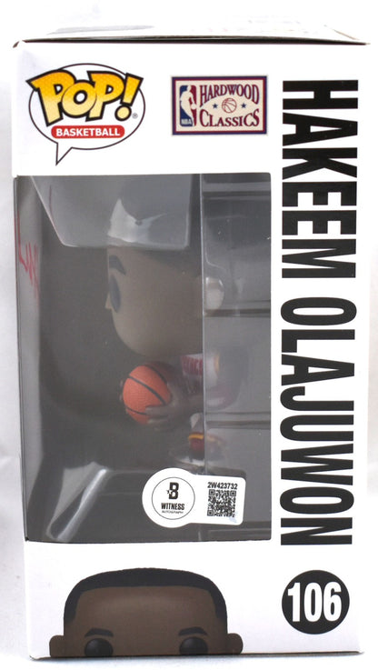 Hakeem Olajuwon Signed Houston Rockets Funko Pop #106