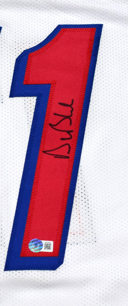 Drew Bledsoe Autographed White Custom Jersey