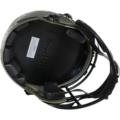 Julio Jones Signed Atlanta Falcons 2022 Salute to Service Full Size Helmet