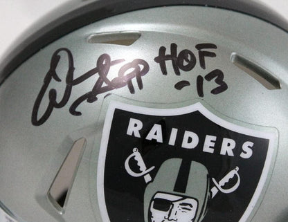 Warren Sapp Signed Oakland Raiders Flash Speed Mini Helmet - HOF