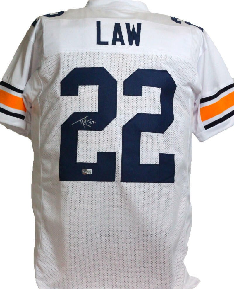 Ty Law Autographed Michigan Wolverines Custom College Style Jersey