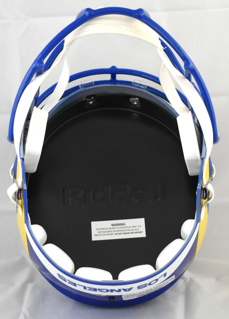 Kyren Williams Autographed Los Angeles Rams Full Size Speed Helmet
