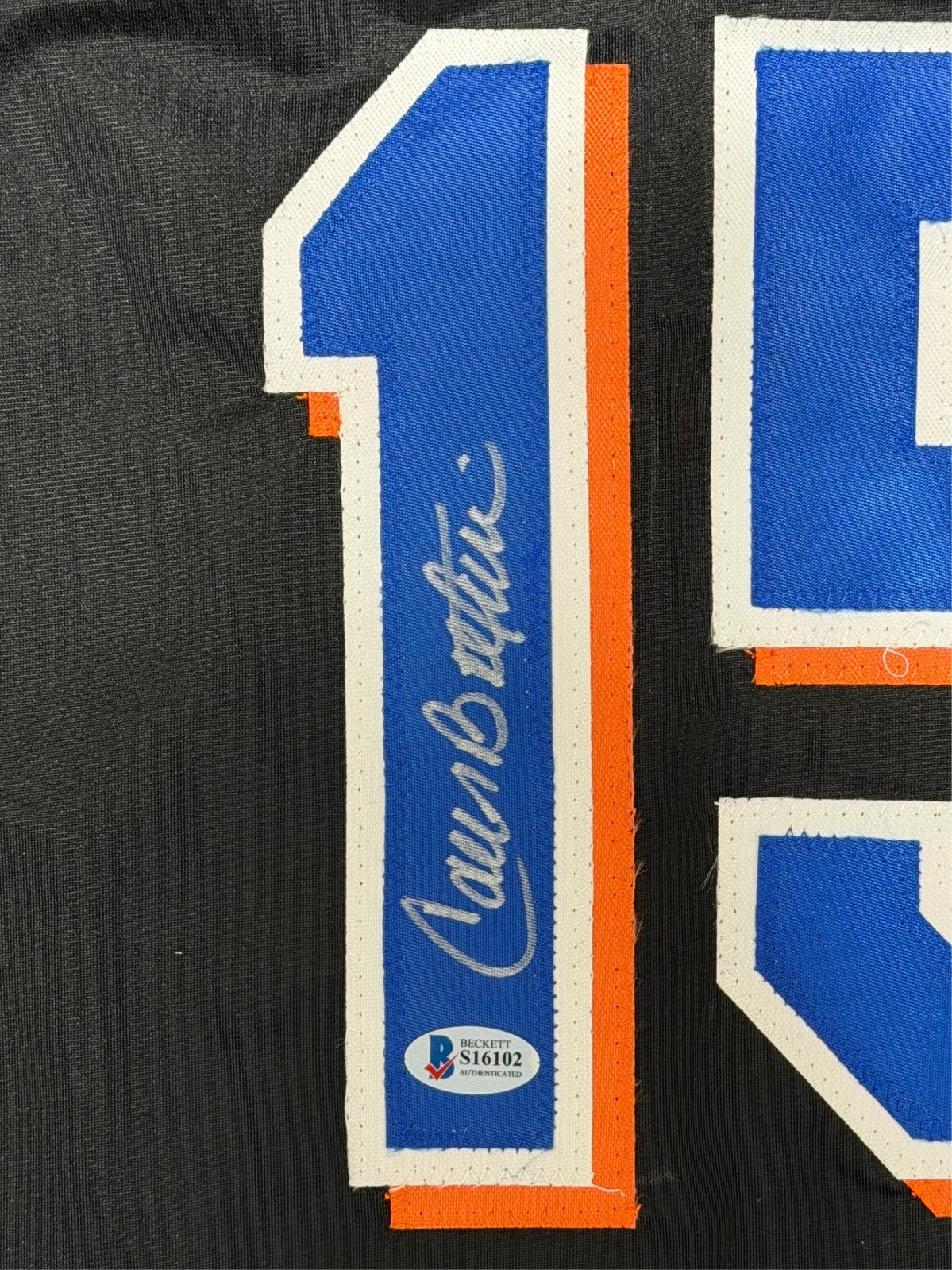 Carlos Beltran Signed New York Mets Custom Jersey (Beckett BAS COA)