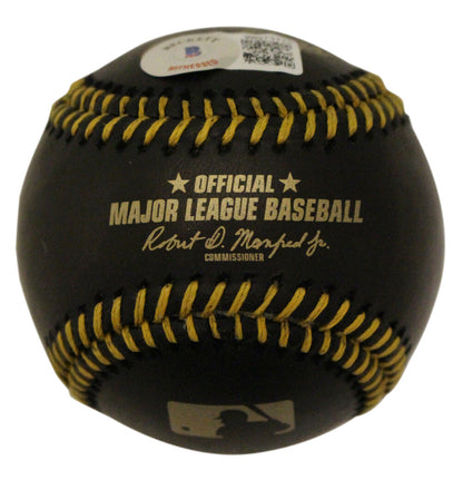 Robin Yount Milwaukee Brewers Autographed Black Official Major League Baseball