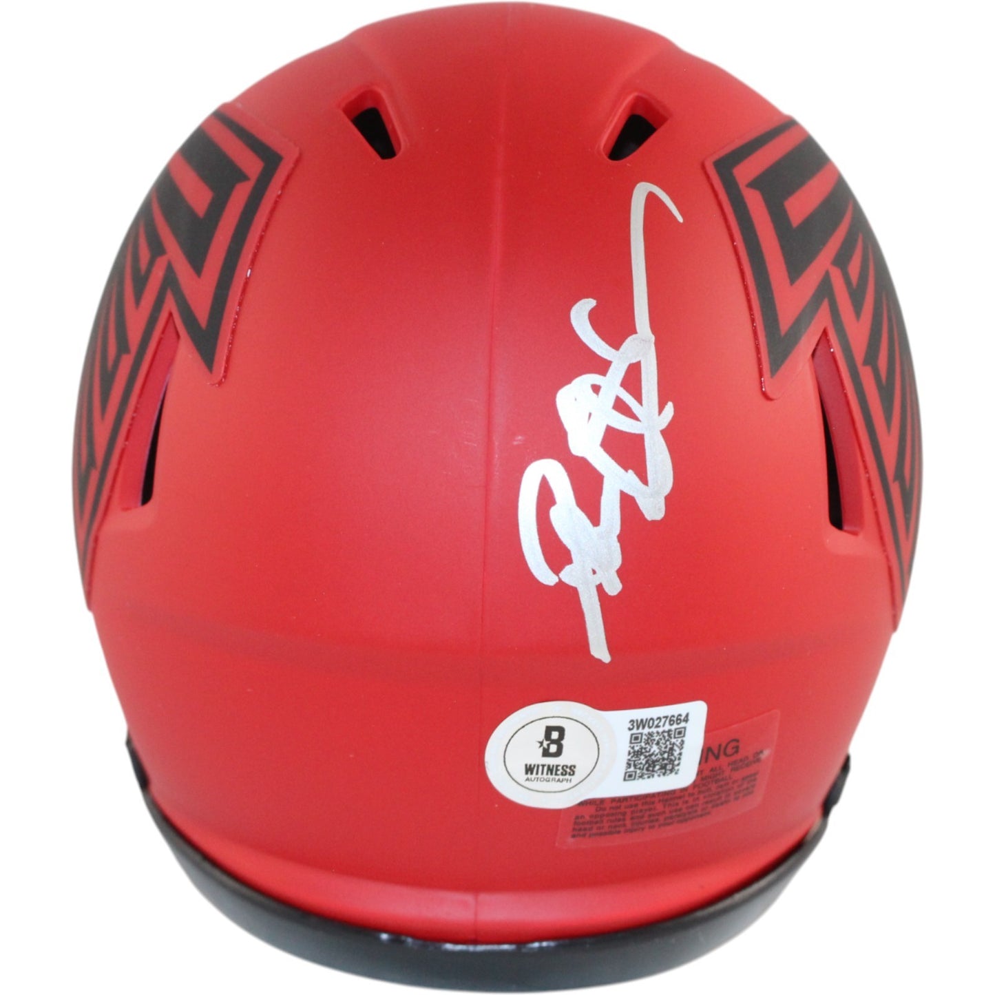 Deion Sanders Atlanta Falcons Autographed Rave Mini Helmet Beckett COA