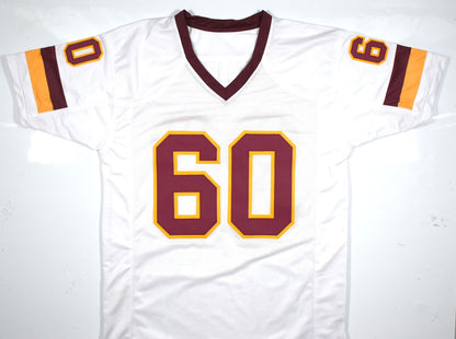 Chris Samuels Autographed Washington White Custom Jersey