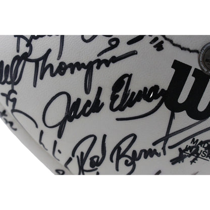 John Elway & 1993 Denver Broncos Team Signed Football (56 Sigs) - Beckett