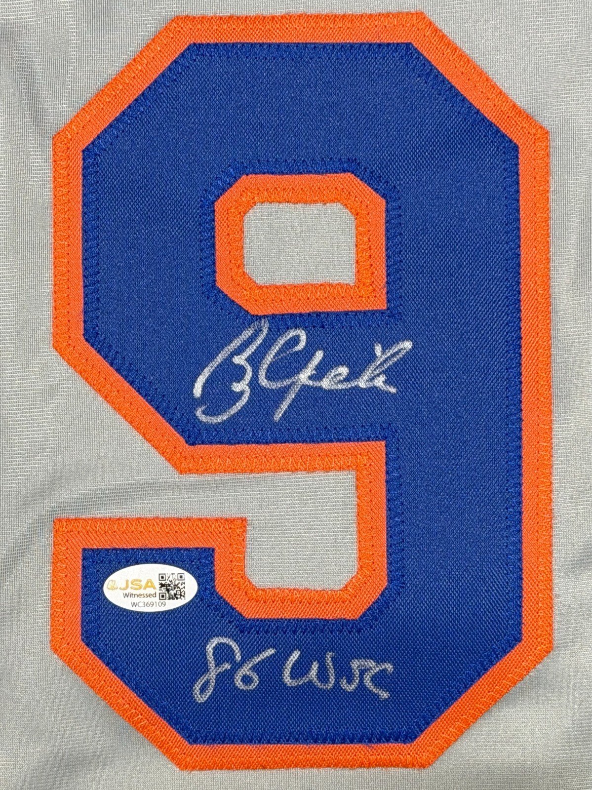 Bobby Ojeda Signed New York Mets Custom Jersey (86 WSC Inscription)