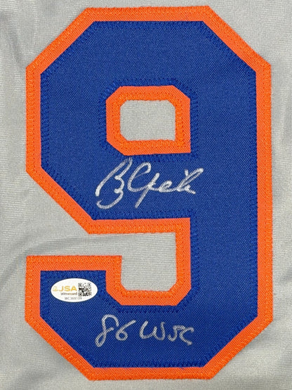 Bobby Ojeda Signed New York Mets Custom Jersey (86 WSC Inscription)