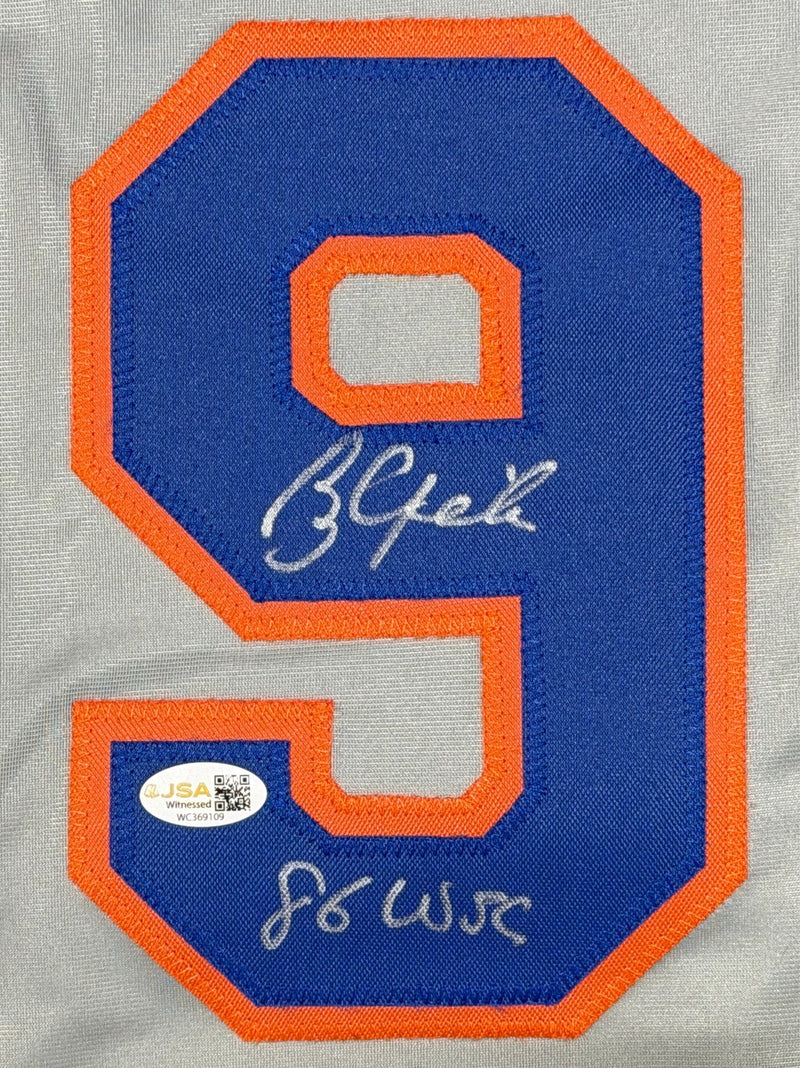 Bobby Ojeda Signed New York Mets Custom Jersey (86 WSC Inscription)