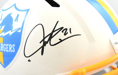 LaDainian Tomlinson Autographed San Diego Chargers Retro Speed Helmet