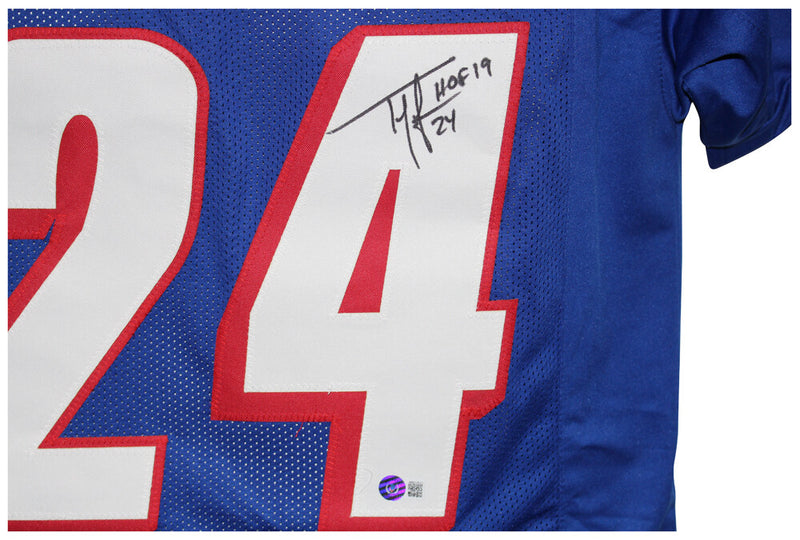 Ty Law Autographed New England Patriots Pro Style Jersey HOF Beckett