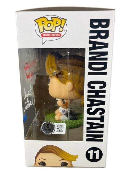 Brandi Chastain Autographed USA Soccer Funko Pop #99 (Beckett COA)