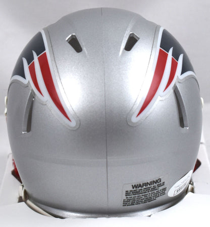 Wes Welker Signed New England Patriots Speed Mini Helmet