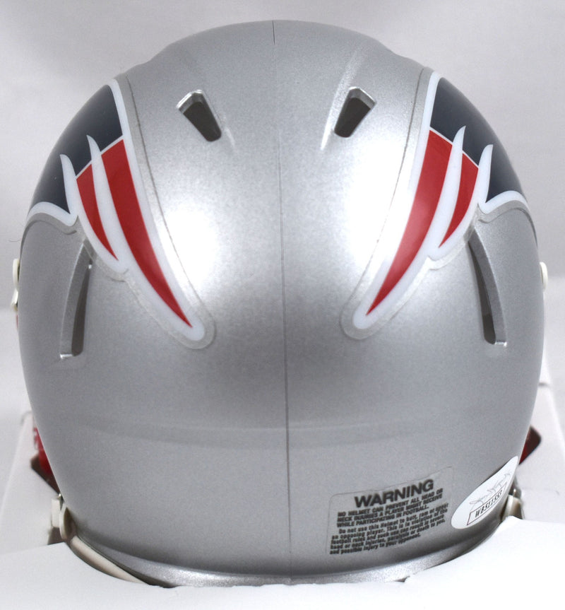 Wes Welker Signed New England Patriots Speed Mini Helmet
