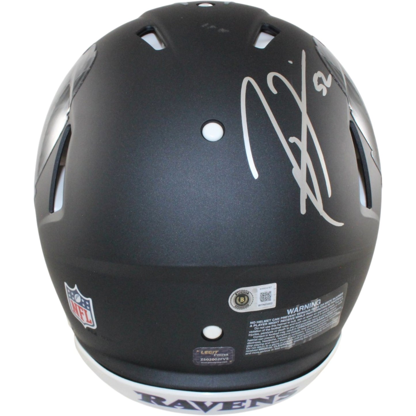 Ray Lewis Signed Baltimore Ravens 2026 Alternate Authentic Helmet