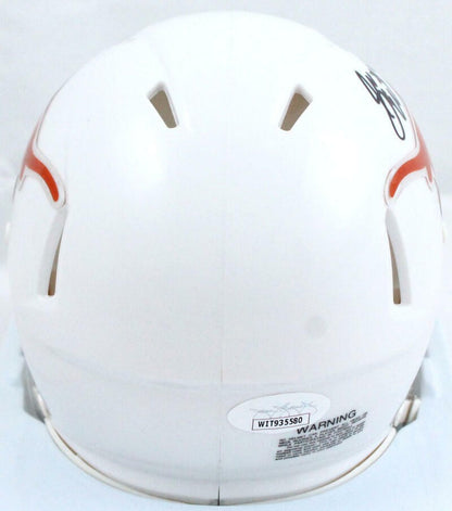 Sam Ehlinger Signed Texas Longhorns Black Speed Mini Helmet