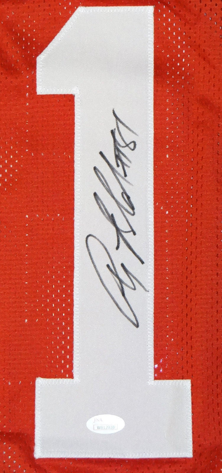Anquan Boldin Autographed Red Custom Football Jersey