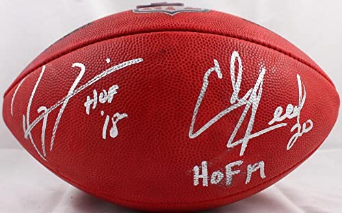 Ray Lewis & Ed Reed Signed NFL Duke Football (HOF Inscriptions)