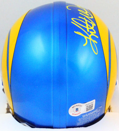 Kurt Warner Signed Los Angeles Rams 2020 Speed Mini Helmet (HOF)