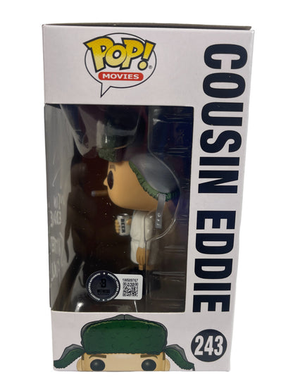Randy Quaid Signed Cousin Eddie Christmas Vacation Funko Pop (2 Insc)