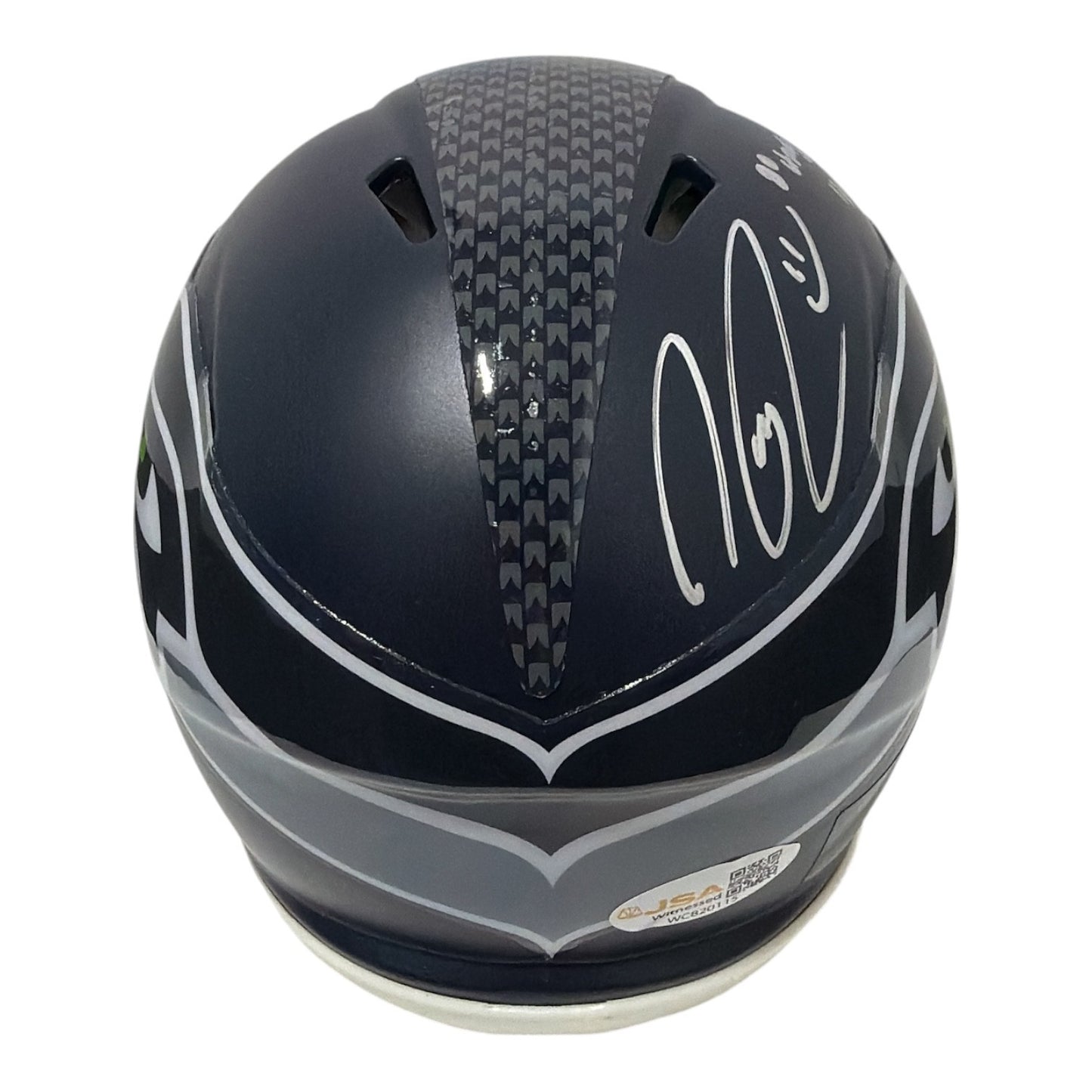 Nate Robinson Signed Seattle Seahawks Mini Helmet JSA Inscribed