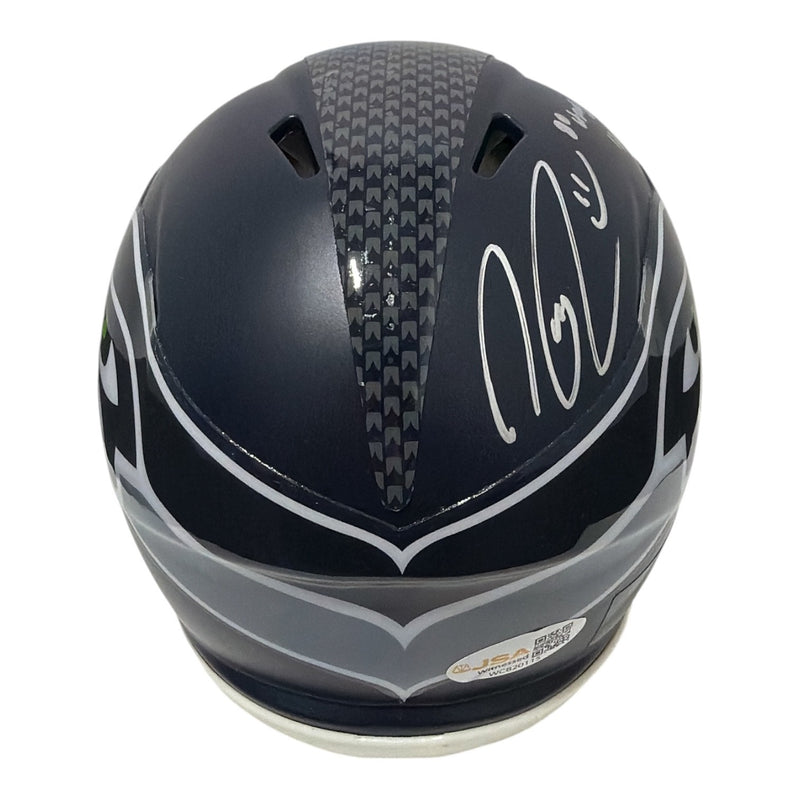 Nate Robinson Signed Seattle Seahawks Mini Helmet JSA Inscribed