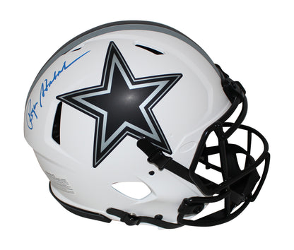 Roger Staubach Dallas Cowboys Signed Authentic Lunar Full Size Helmet