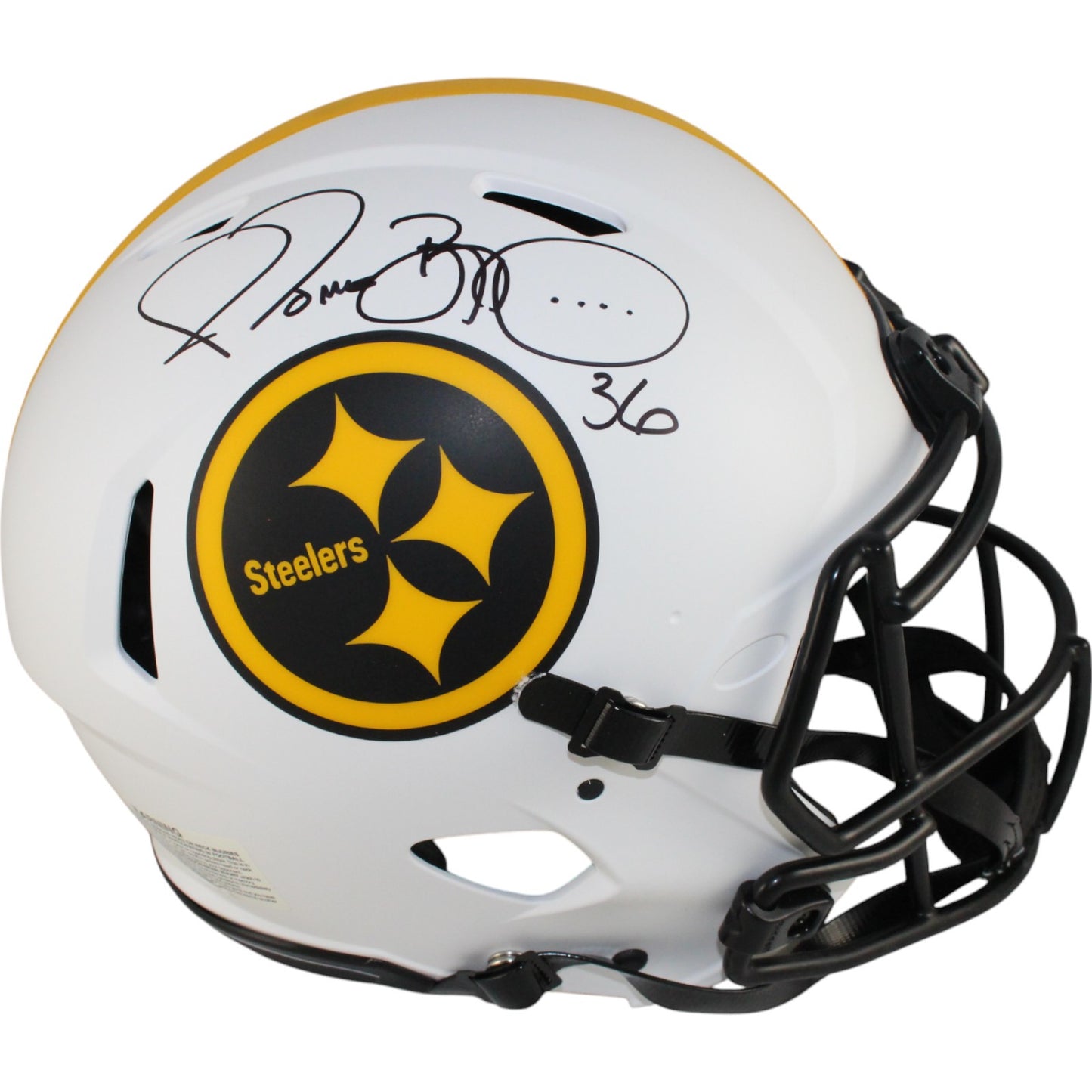 Jerome Bettis Signed Pittsburgh Steelers Full Size Lunar Speed Helmet