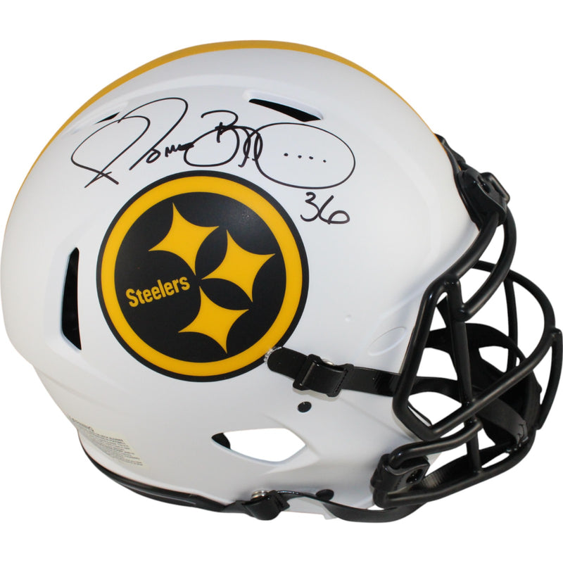 Jerome Bettis Signed Pittsburgh Steelers Full Size Lunar Speed Helmet