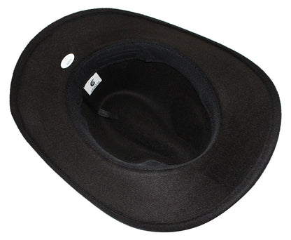 Chuck Norris Autographed Texas Ranger Black Wool Cowboy Hat (JSA)