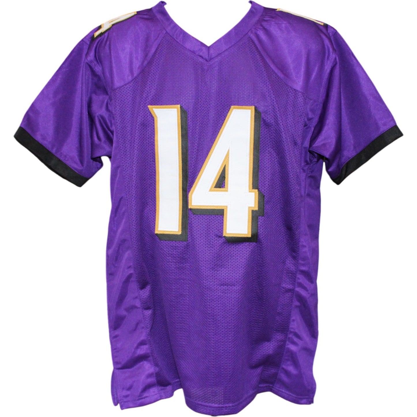Kyle Hamilton Autographed Pro Style Purple Jersey (Beckett Witnessed)