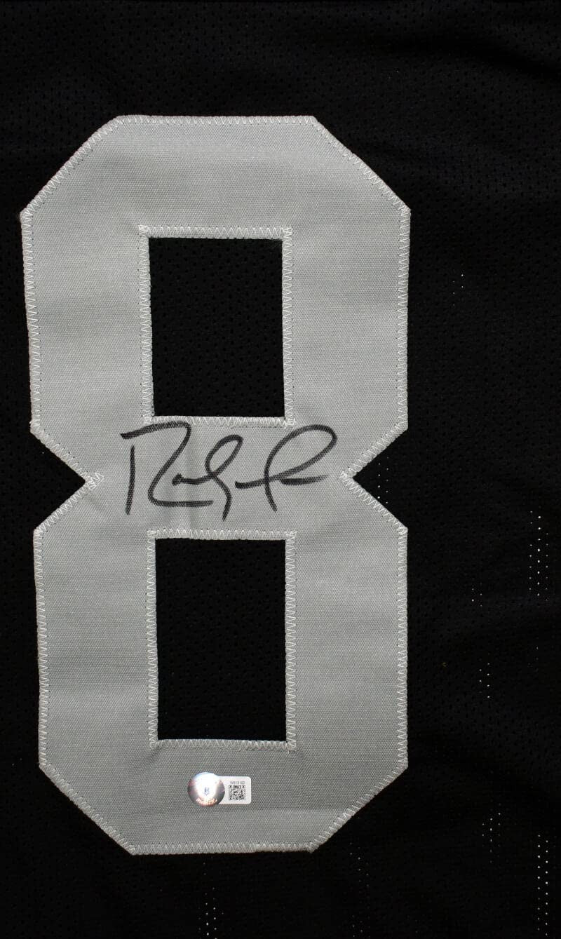 Randy Moss Autographed Oakland Raiders Black Custom Jersey