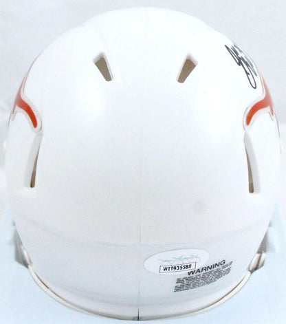 Sam Ehlinger Signed Texas Longhorns Black Speed Mini Helmet
