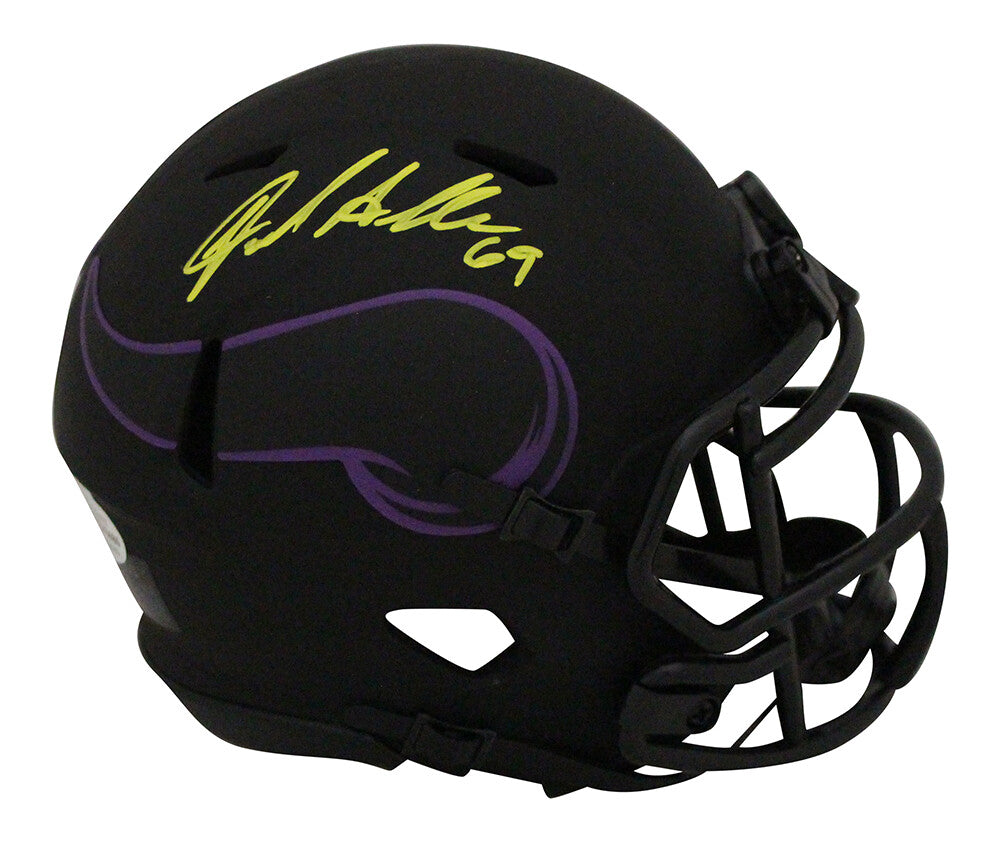 Jared Allen Autographed Minnesota Vikings Eclipse Mini Helmet