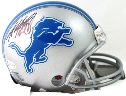 Adrian Peterson Signed Detroit Lions Black Mini Helmet