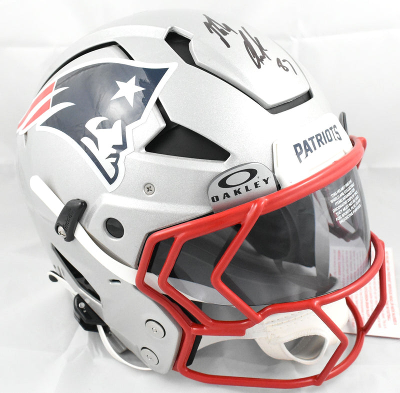 Rob Gronkowski Autographed New England Patriots Full Size Axiom Helmet