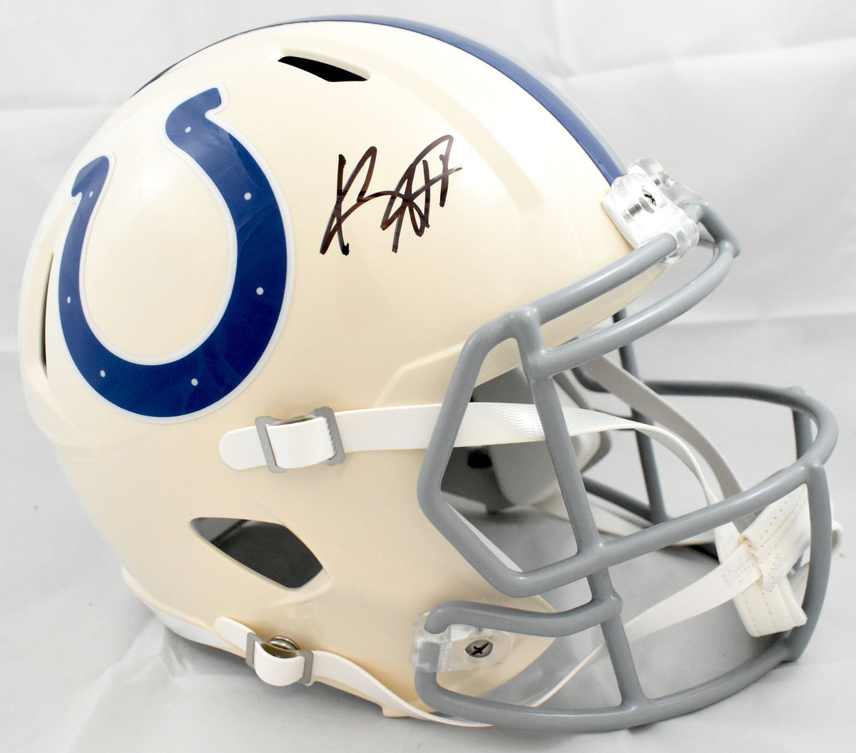 Keenan Allen Autographed Indianapolis Colts Full Size Retro Speed Helmet