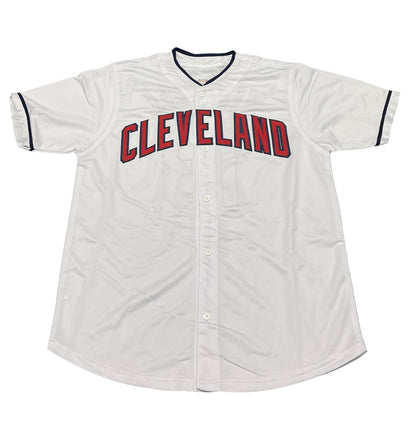 Omar Vizquel Signed Cleveland Custom Jersey (11x Gold Glove) - Beckett
