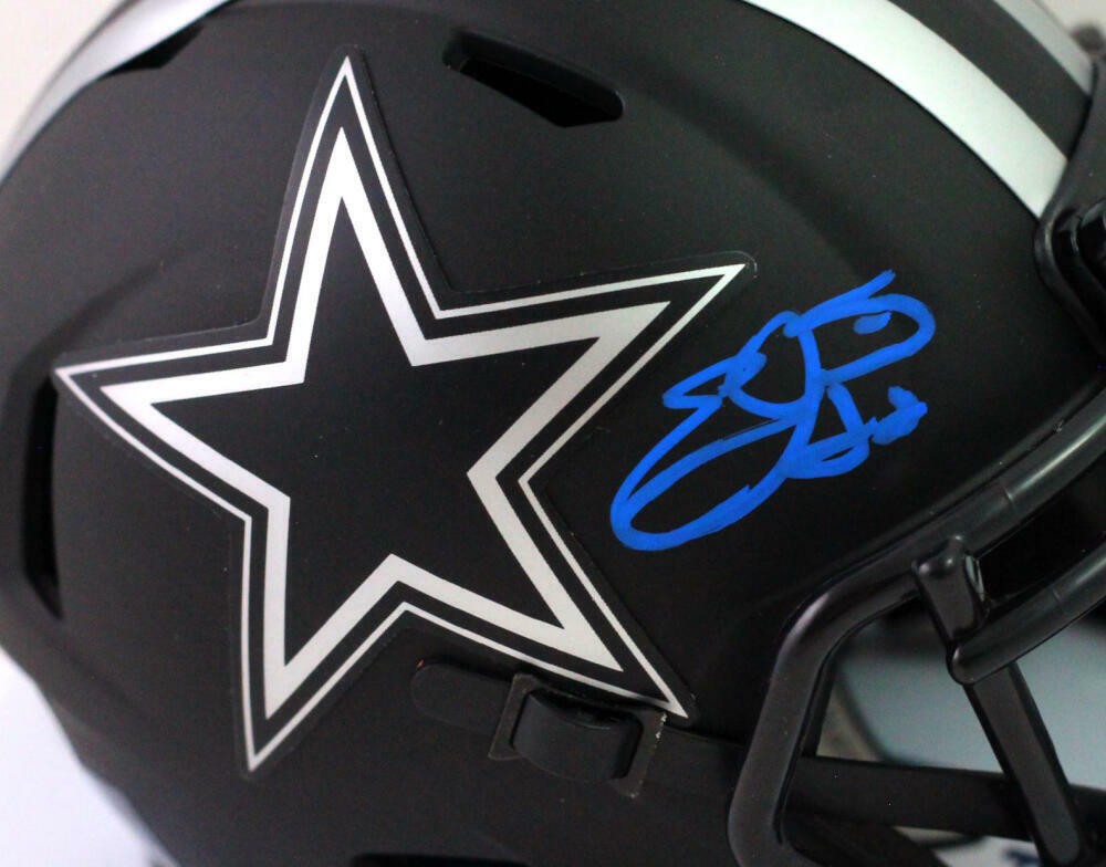Emmitt Smith Signed Dallas Cowboys Eclipse Speed Mini Helmet