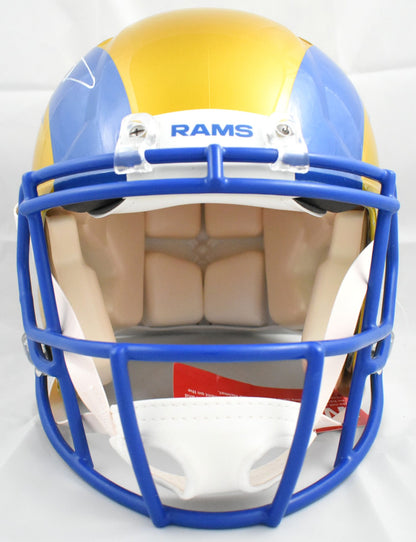 Aaron Donald Signed Los Angeles Rams Flash Speed Authentic Helmet