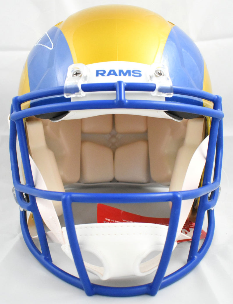 Aaron Donald Signed Los Angeles Rams Flash Speed Authentic Helmet