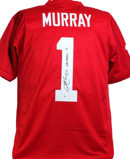 Kyler Murray Autographed Oklahoma Sooners Maroon Custom Jersey
