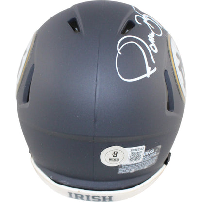Jerome Bettis Autographed Notre Dame Fighting Irish Yankees Mini Helmet
