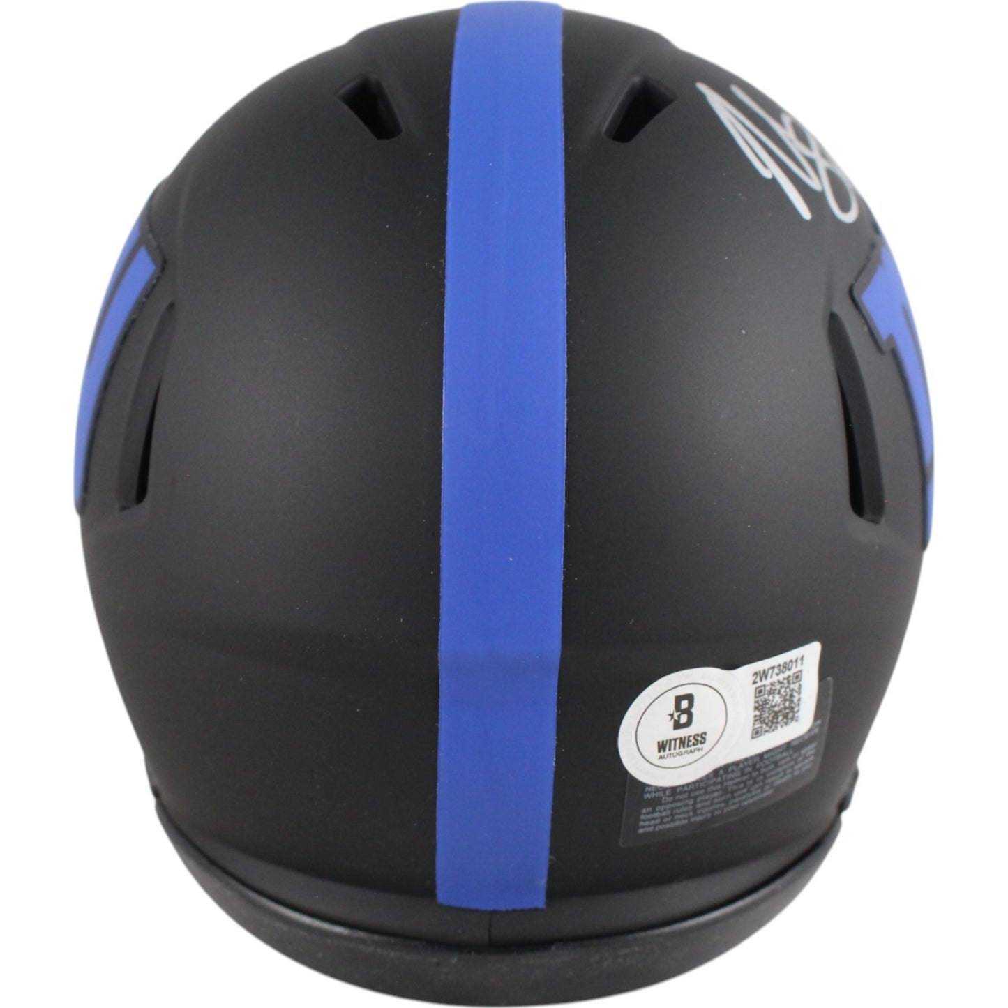 Michael Strahan New York Giants Autographed Eclipse Mini Helmet