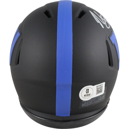 Michael Strahan New York Giants Autographed Eclipse Mini Helmet