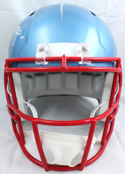 AJ Brown Signed Tennessee Titans Full Size Flash Speed Helmet