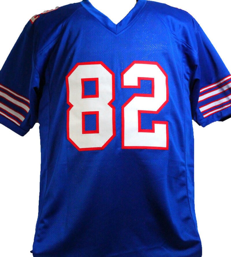 Cole Beasley Autographed SMU Mustangs Blue Custom Jersey
