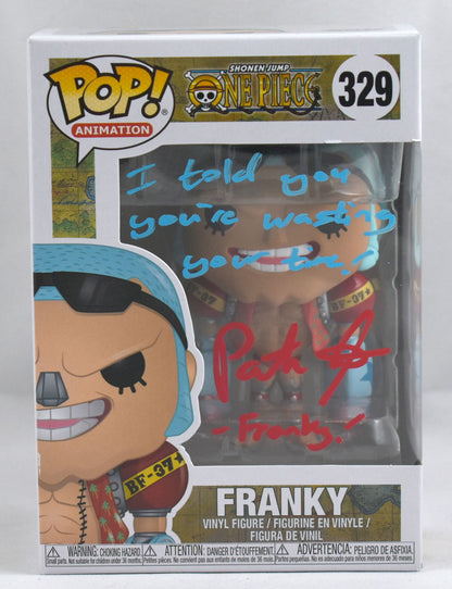 Patrick Seitz Signed One Piece Franky Funko Pop #329